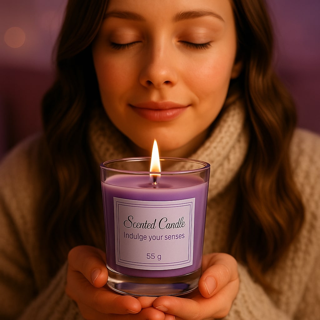 Scented Soy Candle - Aromatherapy Relaxing Candle, 55g
