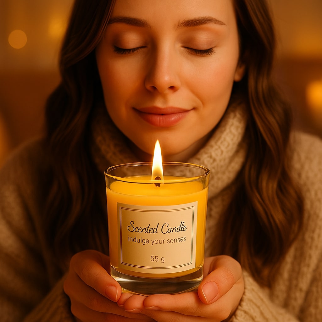 Scented Soy Candle - Aromatherapy Relaxing Candle, 55g